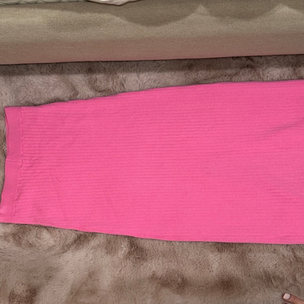 Free people pink midi skirt